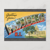 Groeten van Providence R.I., Briefkaart (Voorkant)