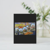 Groeten van Provo Utah Briefkaart (Staand voorkant)