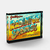 Groeten van Radiator Springs Arizona Fotoblokken (Links)