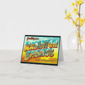 Groeten van Radiator Springs Arizona Kaart (Gele Bloem)