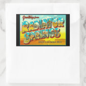 Groeten van Radiator Springs Arizona Rechthoekige Sticker (Tas)