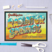 Groeten van Radiator Springs Arizona Tissuepapier (Craft)