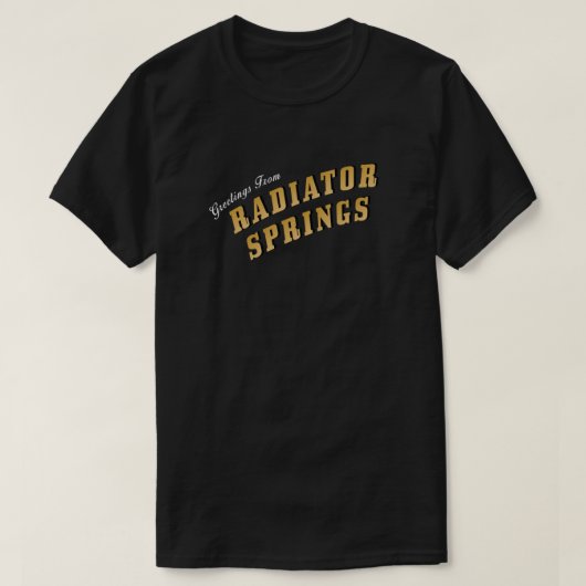 Groeten van Radiator Springs .png T-shirt (Design voorkant)