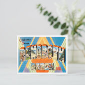 Groeten van Rehoboth Beach, Delaware Travel Briefkaart (Staand voorkant)