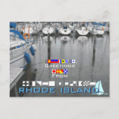 Groeten van Rhode Island Briefkaart (Voorkant)