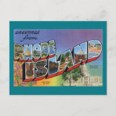 Groeten van Rhode Island Briefkaart (Voorkant)