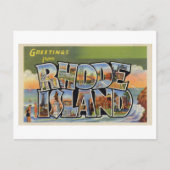  groeten van Rhode Island Briefkaart (Voorkant)