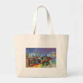 Groeten van Rhode Island Grote Tote Bag (Voorkant)