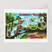  groeten van Route 66 in Missouri Briefkaart (Voorkant)