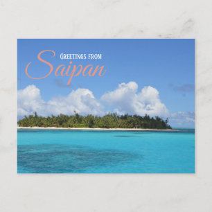 Groeten van Saipan Travel Briefkaart