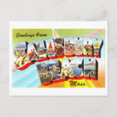  groeten van Salisbury Beach, Mass., Briefkaart (Voorkant)