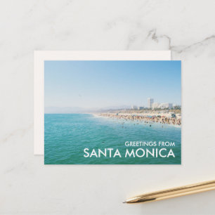 Groeten van Santa Monica Ansichtkaart Briefkaart