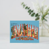  groeten van Savannah Travel Briefkaart (Staand voorkant)