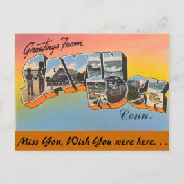 Groeten van Savin Rock Briefkaart