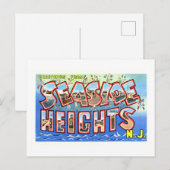 groeten van Seaside Heights, New Jersey Briefkaart (Voorkant / Achterkant)