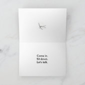 Groeten van Seating Feestdagen Kaart (Binnen)