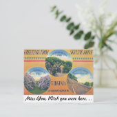 Groeten van Skyline Drive, Virginia Briefkaart (Staand voorkant)
