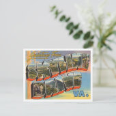 Groeten van Skyline Drive, Virginia Travel Briefkaart (Staand voorkant)