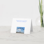 Groeten van Sunny New Jersey Shore Note Kaart (Achterkant)