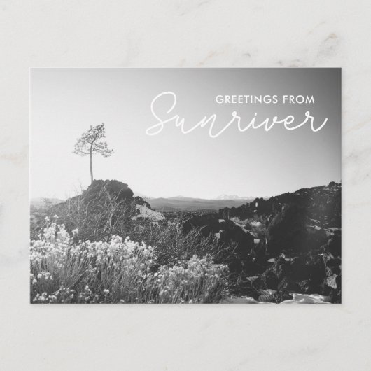 Groeten van Sunriver Oregon Briefkaart (Voorkant)
