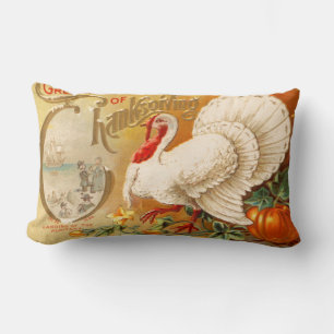 Groeten van Thanksgiving White Turkey  Kussen