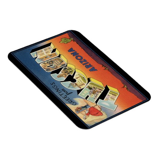 Groeten van Tucson Arizona Magnet Magneet (Rechterzijde)
