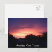 Groeten van Tucson. Briefkaart (Voorkant / Achterkant)