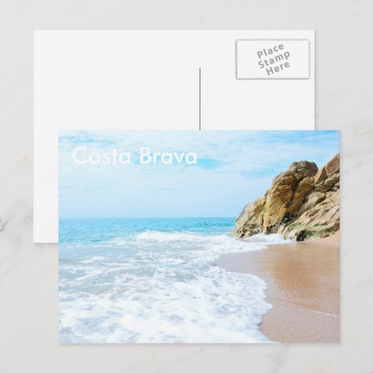 Groeten van vakantiebriefkaart feestdagenkaart (Voorkant / Achterkant)