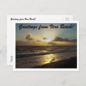 Groeten van Vero Beach! Briefkaart (Voorkant / Achterkant)
