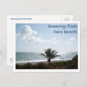 Groeten van Vero Beach! Briefkaart (Voorkant / Achterkant)