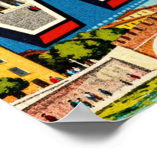  groeten van Verona Poster (Hoek)