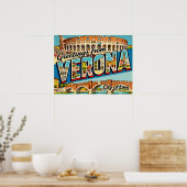  groeten van Verona Poster (Keuken)
