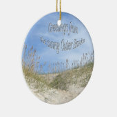 Groeten van zonnevlekken op OBX-Zee Keramisch Ornament (Rechts)