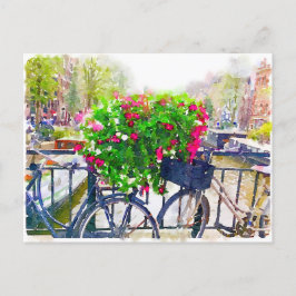 Groeten vanuit Amsterdam Ansichtkaart Briefkaart
