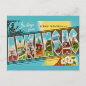 Groeten vanuit Arkansas Ansichtkaart  Briefkaart (Voorkant)