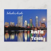 Groeten vanuit Austin Texas - ansichtkaart Briefkaart (Voorkant)