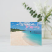 Groeten vanuit Bermuda Schitterende Ansichtkaart Briefkaart (Staand voorkant)