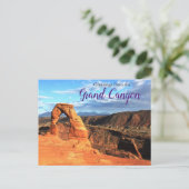 Groeten vanuit de Grand Canyon Briefkaart (Staand voorkant)