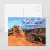 Groeten vanuit de Grand Canyon Briefkaart (Voorkant / Achterkant)