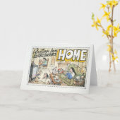 Groeten vanuit huis kaart (Gele Bloem)