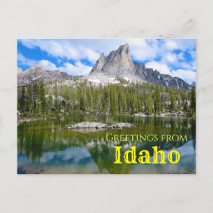 Groeten vanuit Idaho Schitterende Berg Ansichtkaar Briefkaart