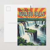 Groeten vanuit Iguazu watervallen Briefkaart (Voorkant / Achterkant)