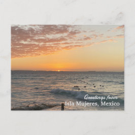 Groeten vanuit Isla Mujeres ansichtkaart Briefkaart