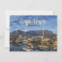 Groeten vanuit Kaapstad Schitterende ansichtkaart