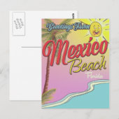 Groeten vanuit Mexico Beach Florida Briefkaart (Voorkant / Achterkant)