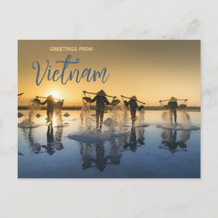 Groeten vanuit Vietnam Ansichtkaart Briefkaart