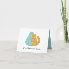 Groeten voelen zich snel beter, aangepaste tekst feestdagen kaart