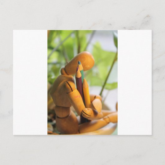 Groeten voor een kunstenaar briefkaart (Voorkant)