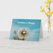 Groeten voor een vriend kaart (Gele Bloem)