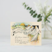 groeten voor Halloween-uitnodiging Briefkaart (Staand voorkant)